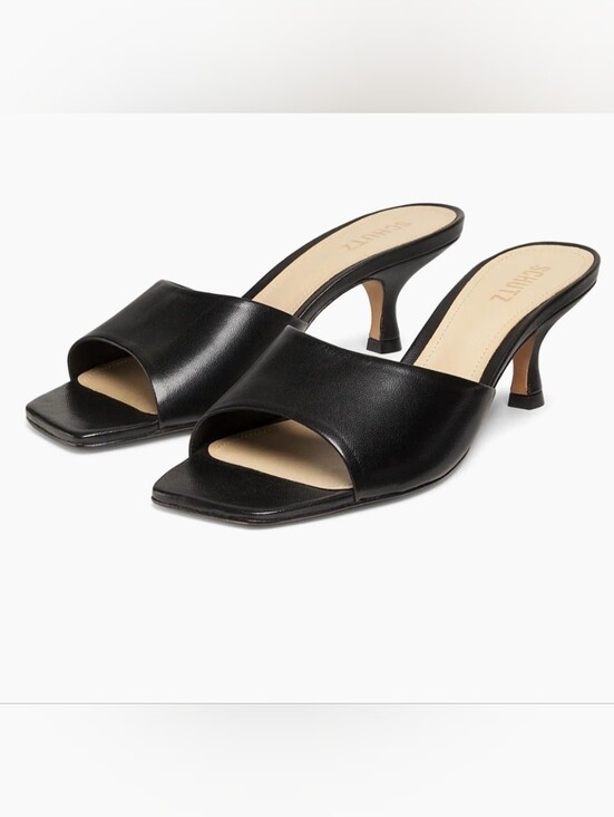 SCHUTZ Shoes - SCHUTZ Dethalia 63MM Leather Sandals Size 7.5